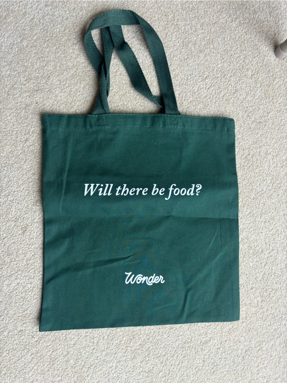 Wonder Green Canvas Tote Bag